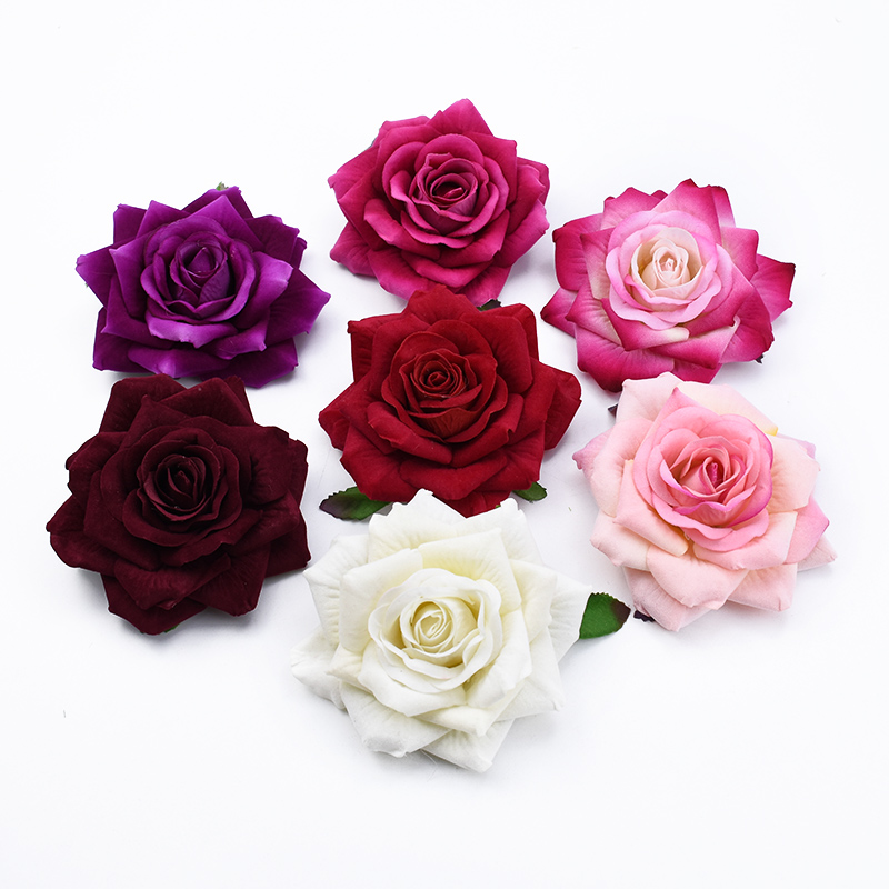 Christmas Wreath Fake - 50PCS 10CM Große Rosen Künstliche Blume