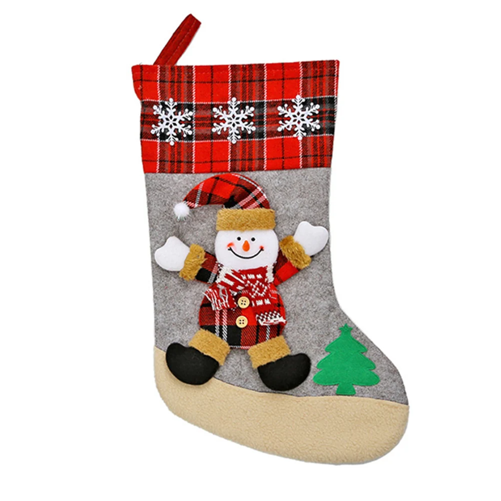 Christmas Stocking Hanging - Hängend mit Kamin, Kamindekoration, großer Weihnachtsstrumpf,