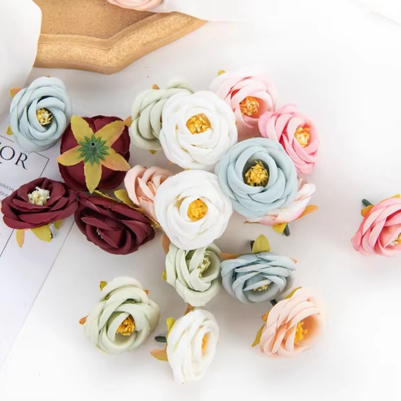 Christmas Wreath Fake - Günstige Künstliche Blume Seide Tee Rose