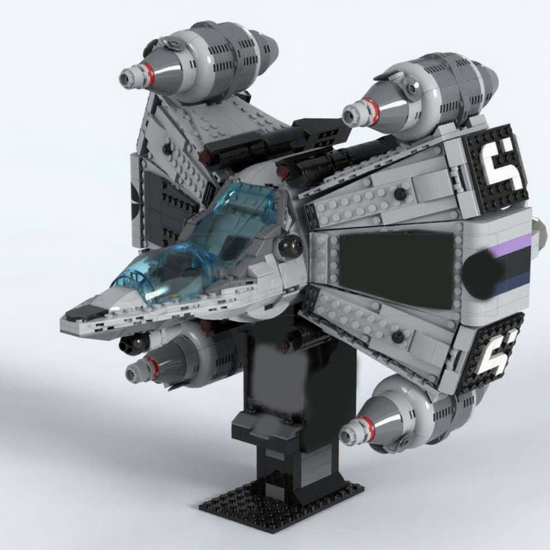 Lego Set Creator - 1520-teiliges MOC Weltraum-Kampfjäger-Modell DIY Kreative Ideen