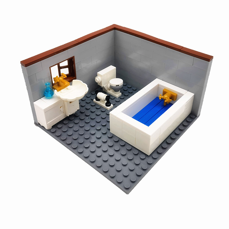 Lego Set Creator - Kompatible klassische Stadtblöcke, Hausmöbel, MOC für