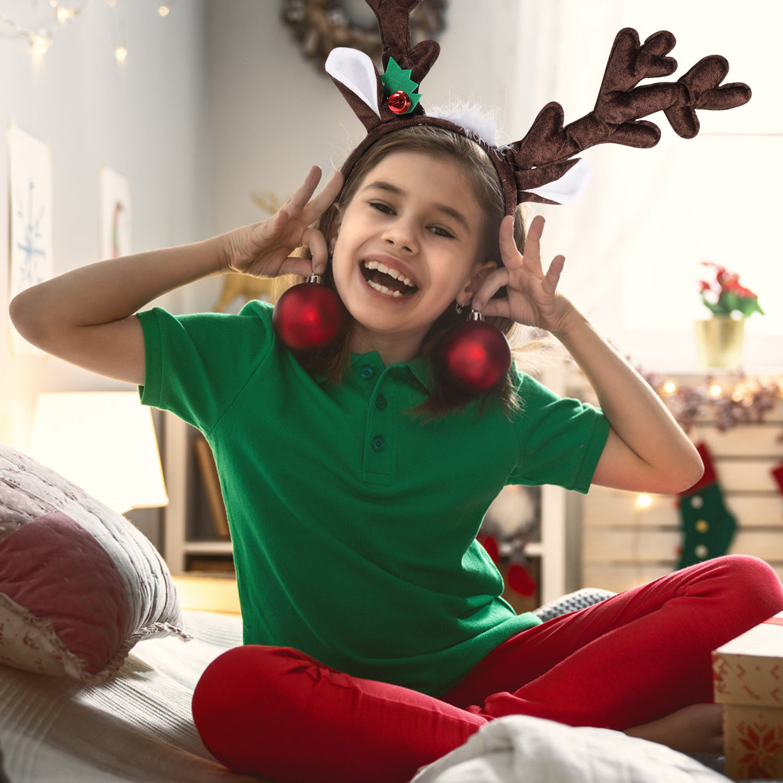 Rentier-Geweih-Stirnband für W – Reindeer Antlers Headband Bewertung und Preis