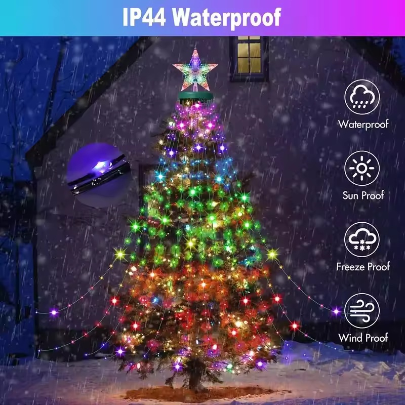 400 LEDs Intelligente Weihnach – Star Tree Topper Bewertung und Preis