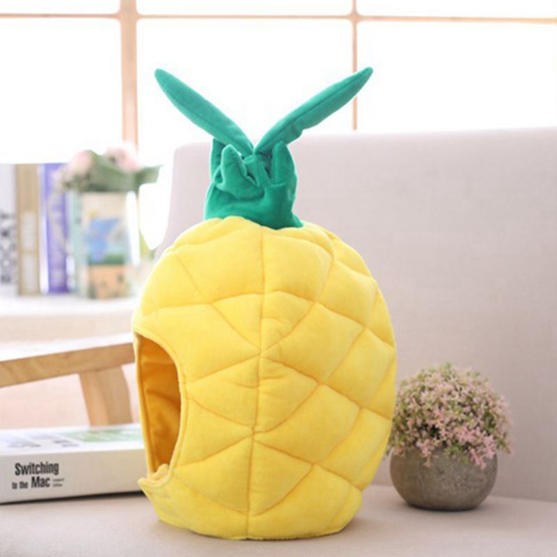 Lustige Ananas-Frucht-Plüschmü – Santa Hat Plush Bewertung und Preis