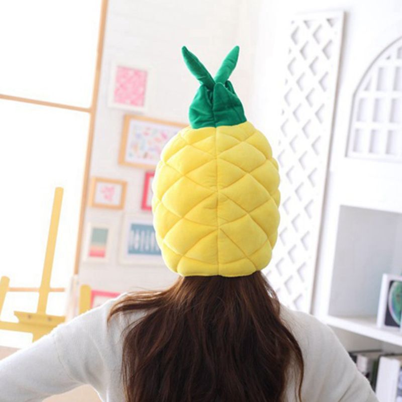 Lustige Ananas-Frucht-Plüschmü – Santa Hat Plush Bewertung und Preis