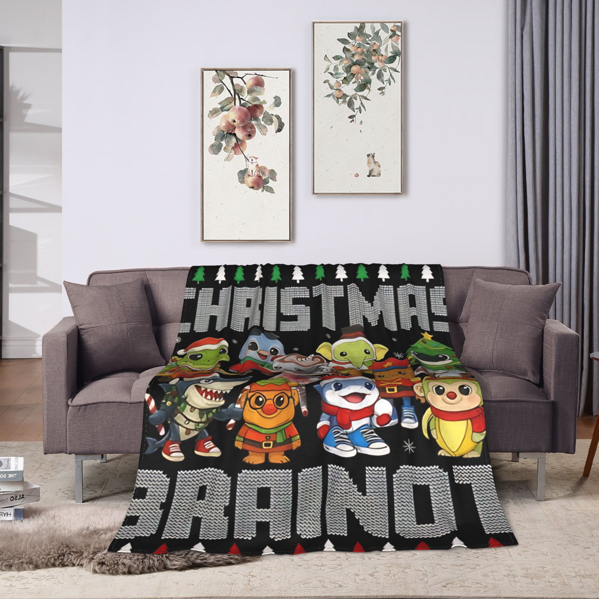 Weihnachten italienische Gehir – Christmas Throw Blanket Bewertung und Preis