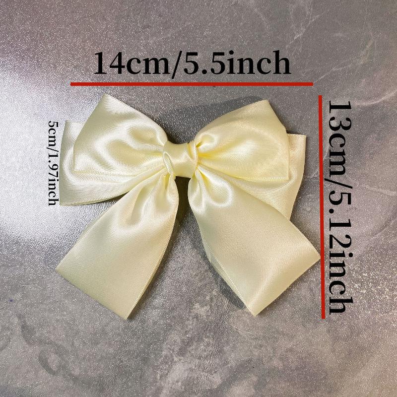 Einfarbig Bogen Band Haar Clip – Ribbon Bow Gift Bewertung und Preis