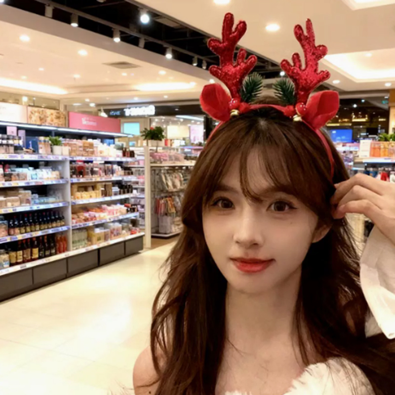 Weihnachts-Glitzer-Hirschgewei – Reindeer Antlers Headband Bewertung und Preis