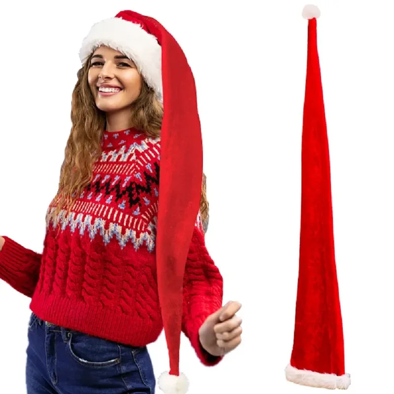 Weiche Plüsch-Weihnachtsmannmü – Santa Hat Plush Bewertung und Preis