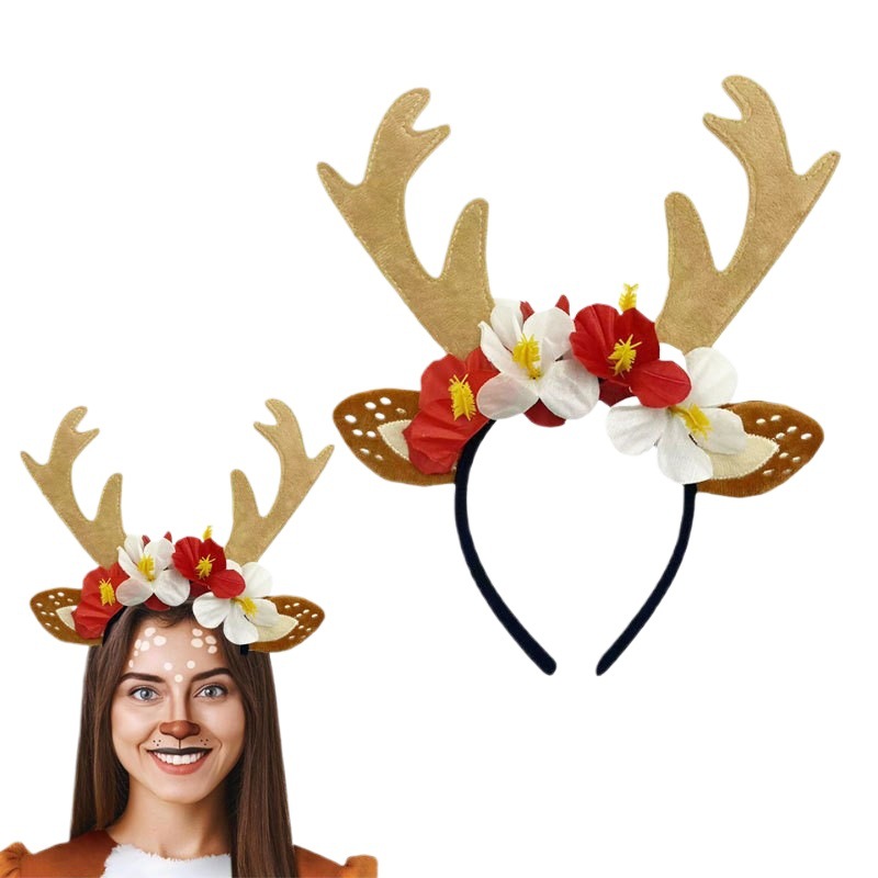 Rentier-Kostüm-Set, Tutu-Rock  – Reindeer Antlers Headband Bewertung und Preis