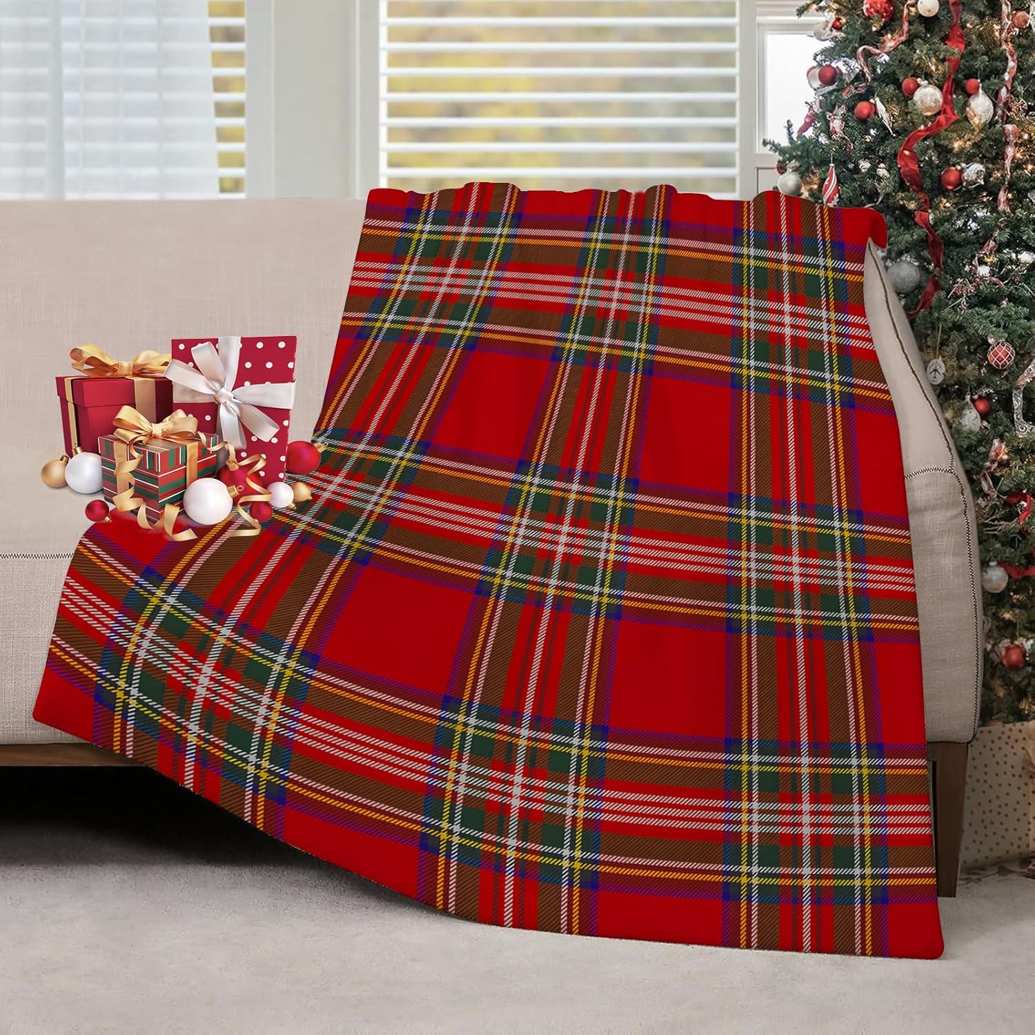 Weihnachts-Plaid-Überwurfdecke – Christmas Throw Blanket Bewertung und Preis