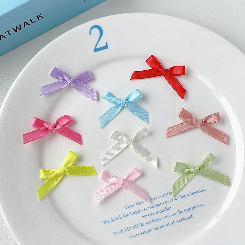 Mehrfarbige Mini-Satinband-Sch – Ribbon Bow Gift Bewertung und Preis