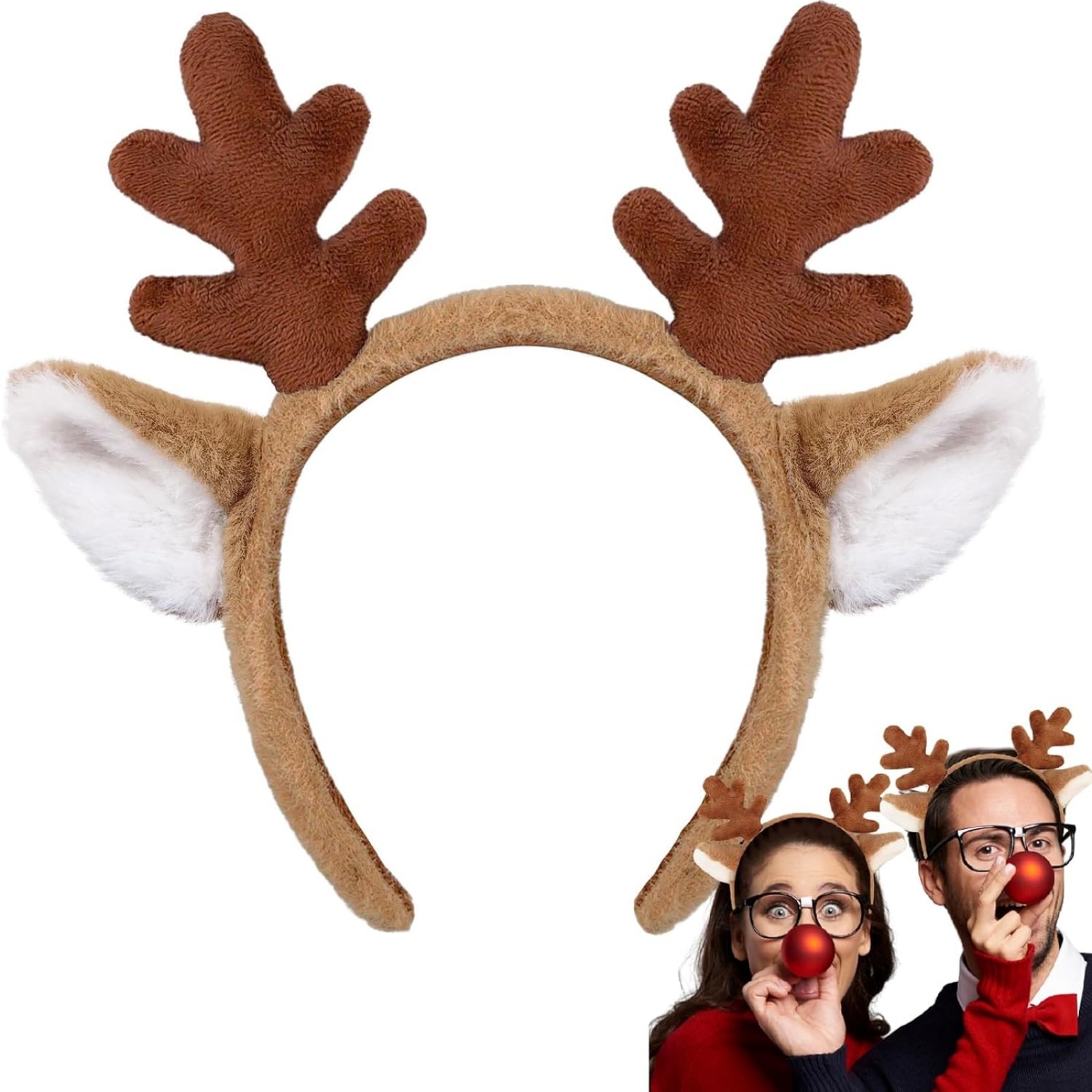 1 x Weihnachts-Stirnband mit R – Reindeer Antlers Headband Bewertung und Preis