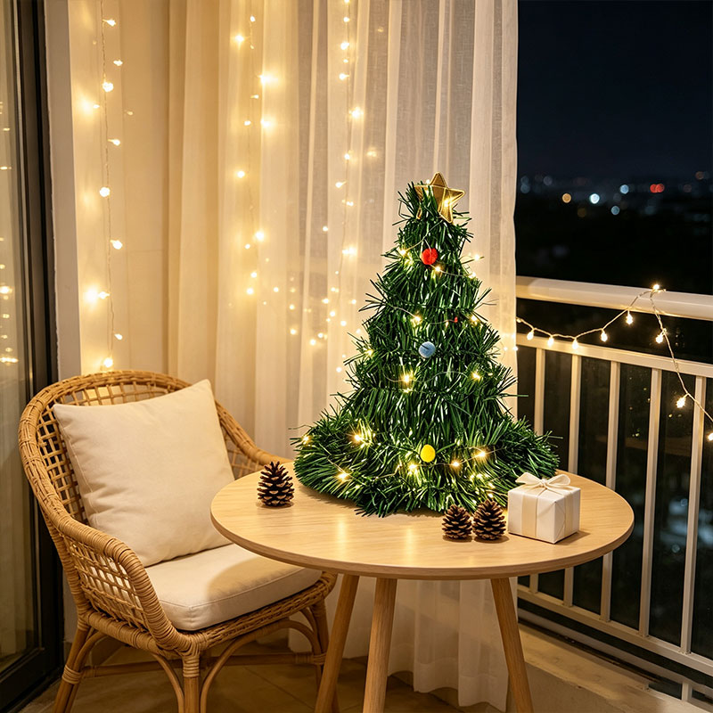 Faltbarer grüner Mini-Weihnach – Star Tree Topper Bewertung und Preis
